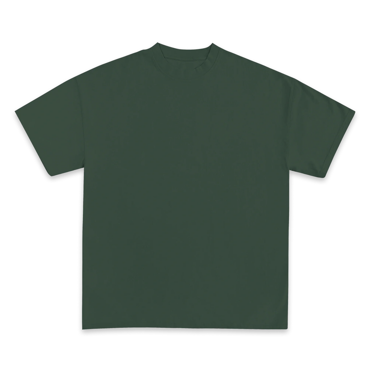 Custom Print Tee — Military Green front