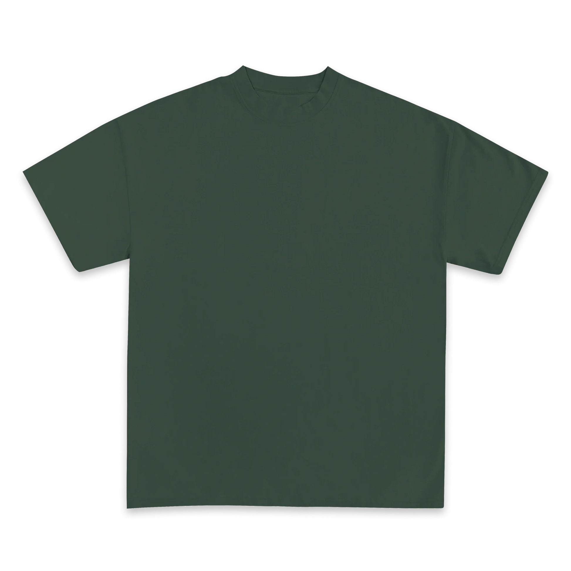 Custom Print Tee — Military Green front