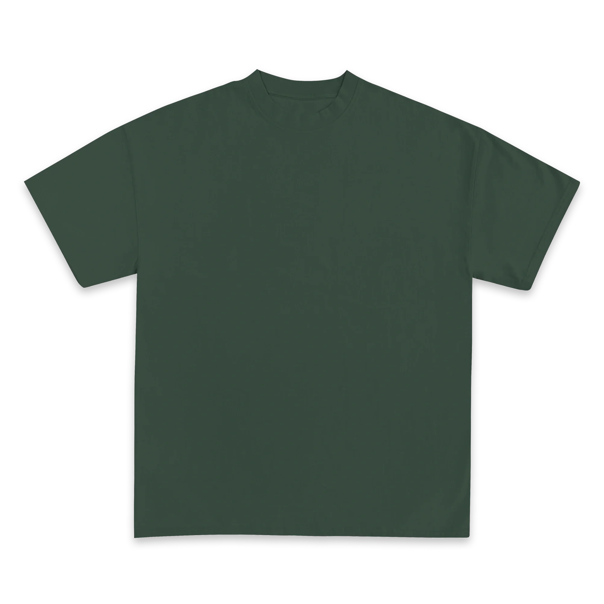 Custom Print Tee — Military Green front