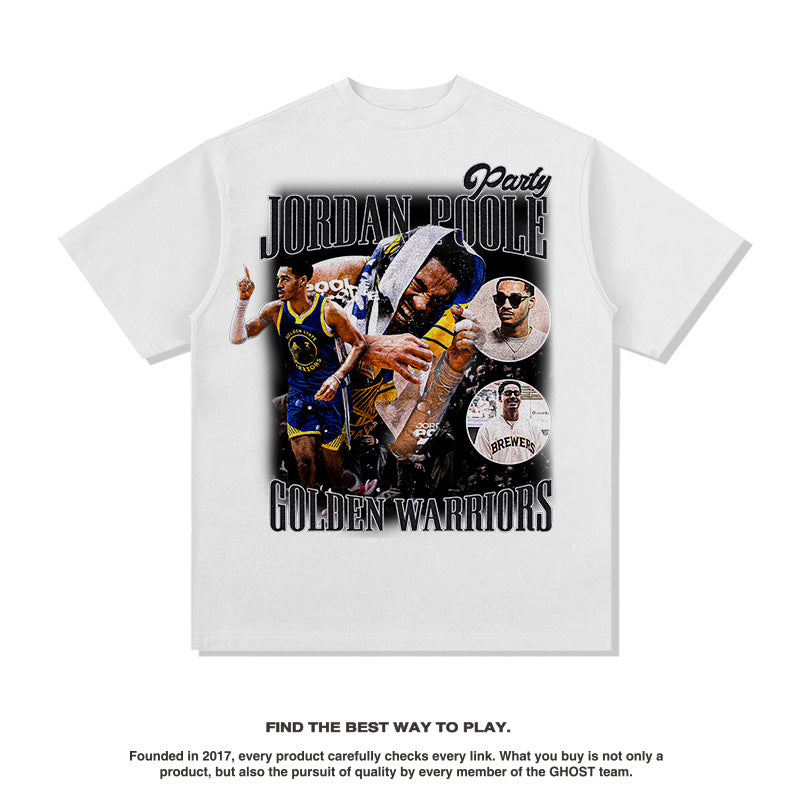 Jordan Poole TEE  NBA 2024 - view 2