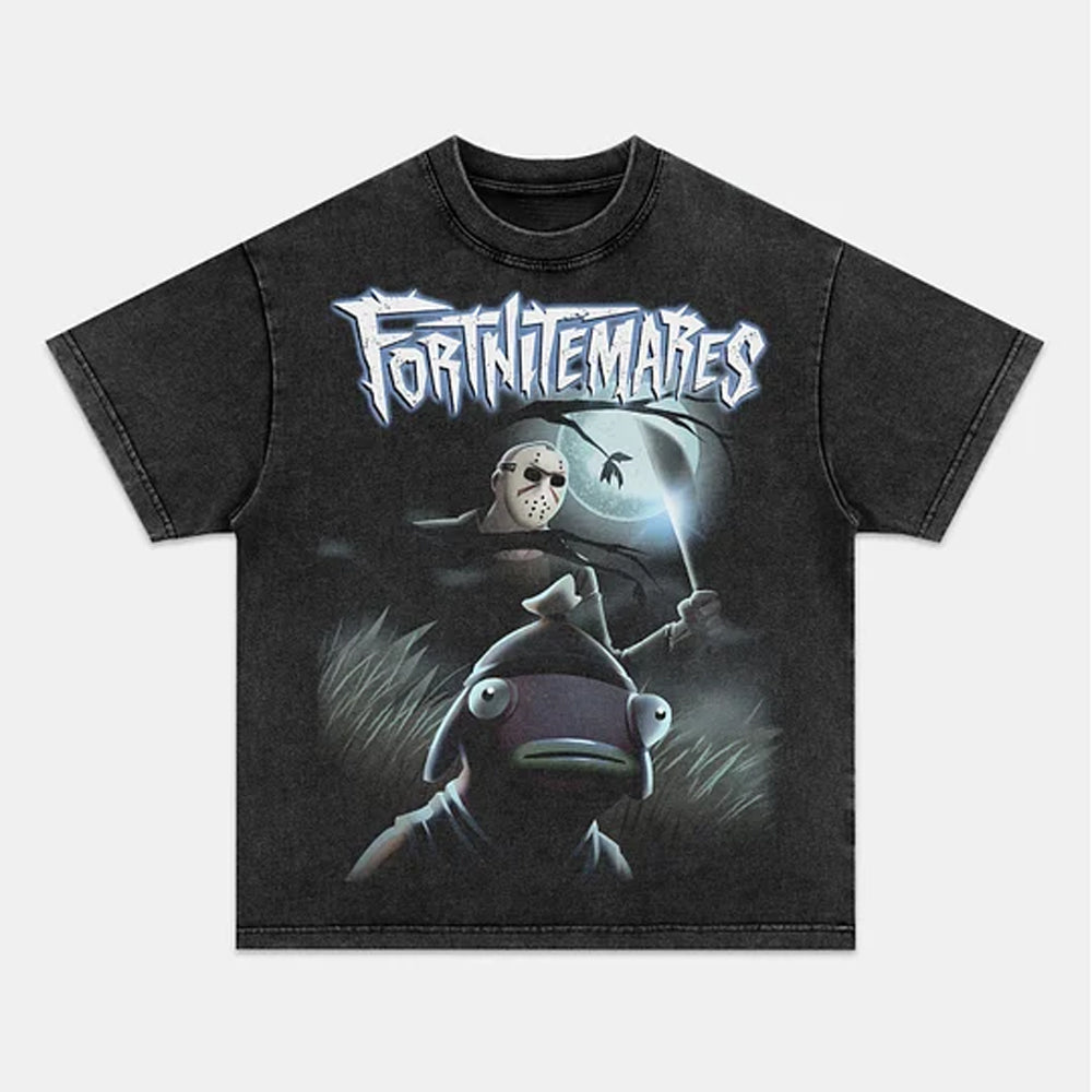 Fortnitemares x Jason Voorhees x Halloween Graphic Tee - view 2
