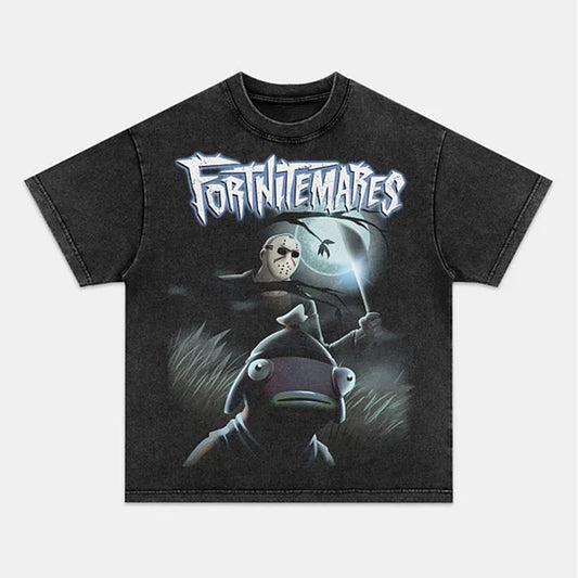 Fortnitemares x Jason Voorhees x Halloween Graphic Tee - view 2