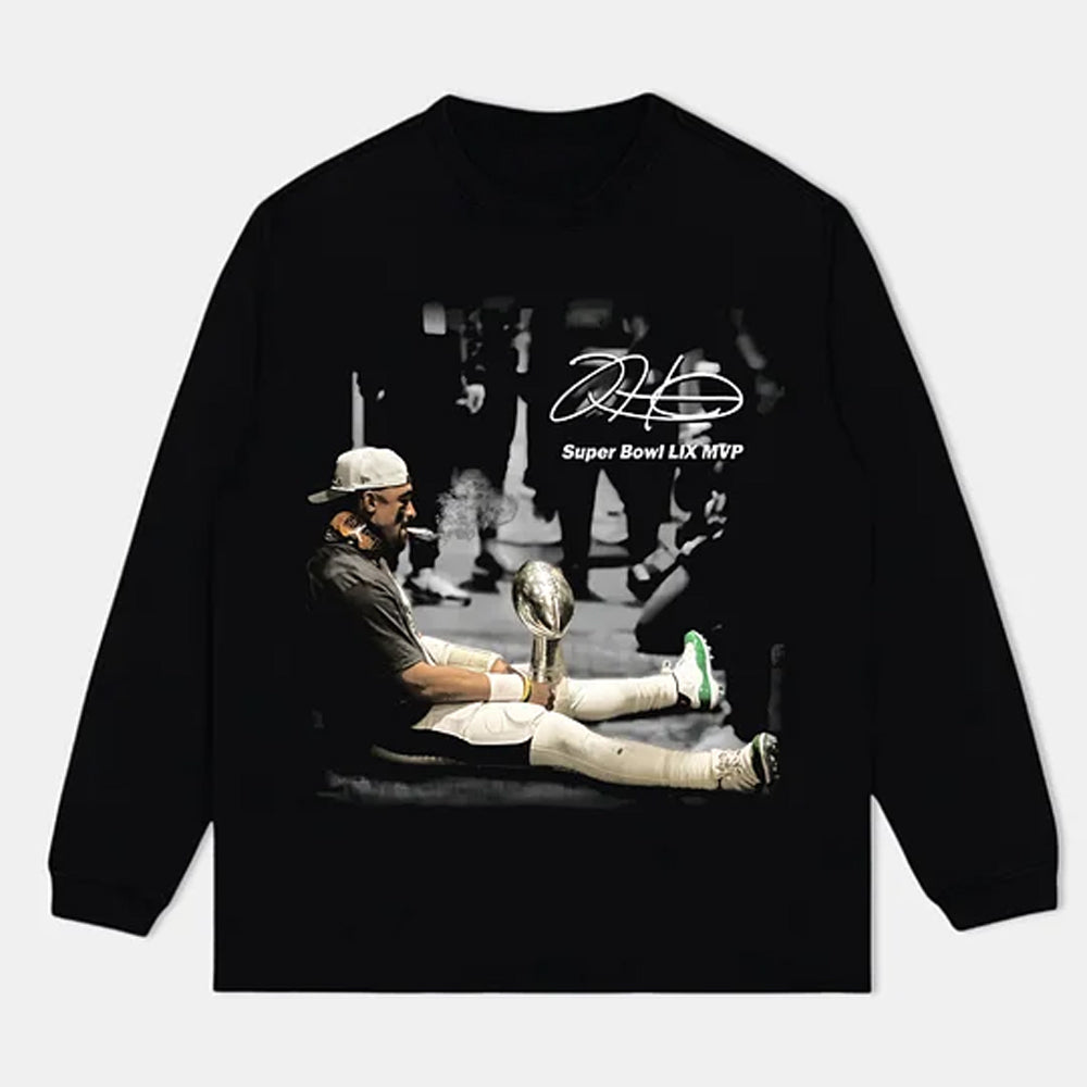 Jalen Hurts Super Bowl MVP Graphic Tee Victory Style - view 3