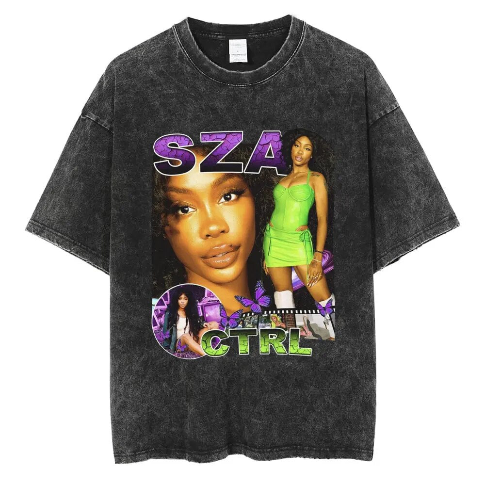 SZA Vintage T-shirt - 6ixmerchandise