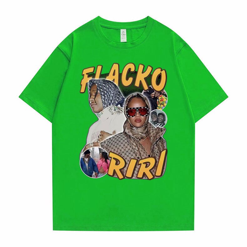 Asap Rocky Fiacko Riri Graphic Print T shirt Vintage Unisex - 6ixmerchandise