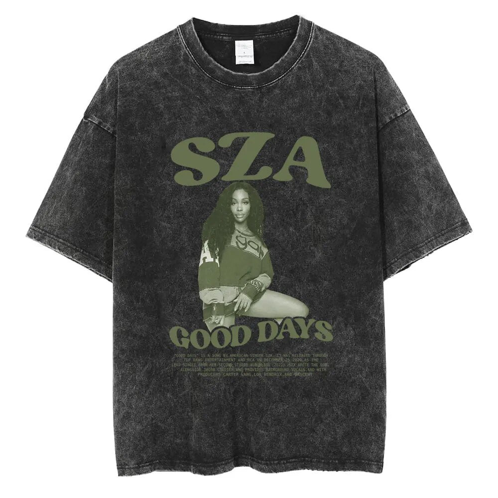 SZA Vintage T-shirt - 6ixmerchandise