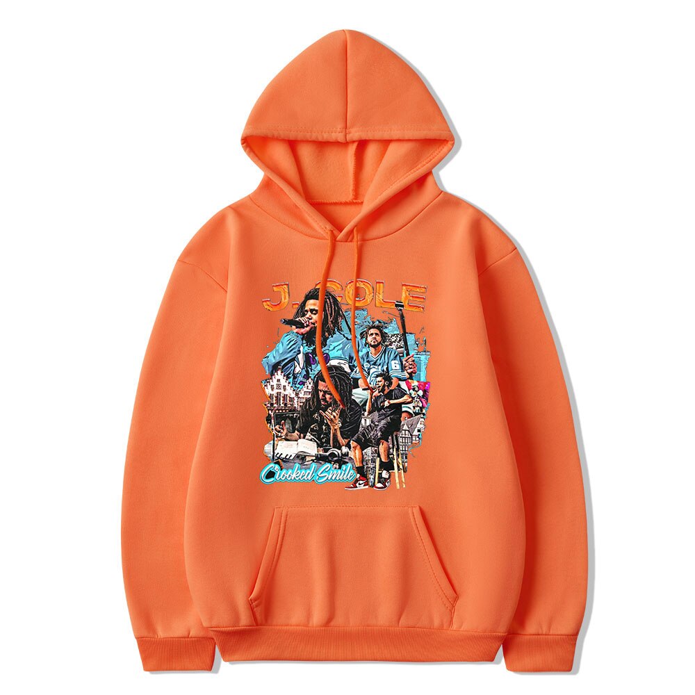 Rapper J Cole Crooked Smile Hoodie - 6ixmerchandise