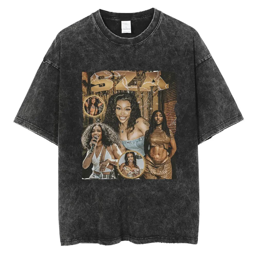SZA Vintage T-shirt - 6ixmerchandise