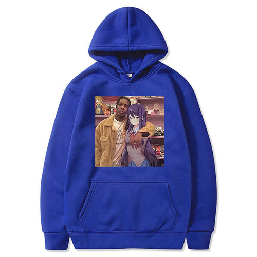ASAP Rocky Anime Darling In The Franxx Zero Hoodies Streetwear Unisex - 6ixmerchandise