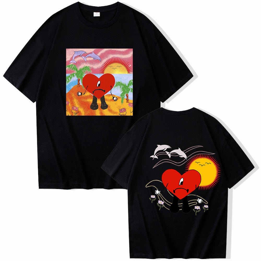 Bad Bunny UN VERANO SIN TI Music Album Black T shirt - 6ixmerchandise