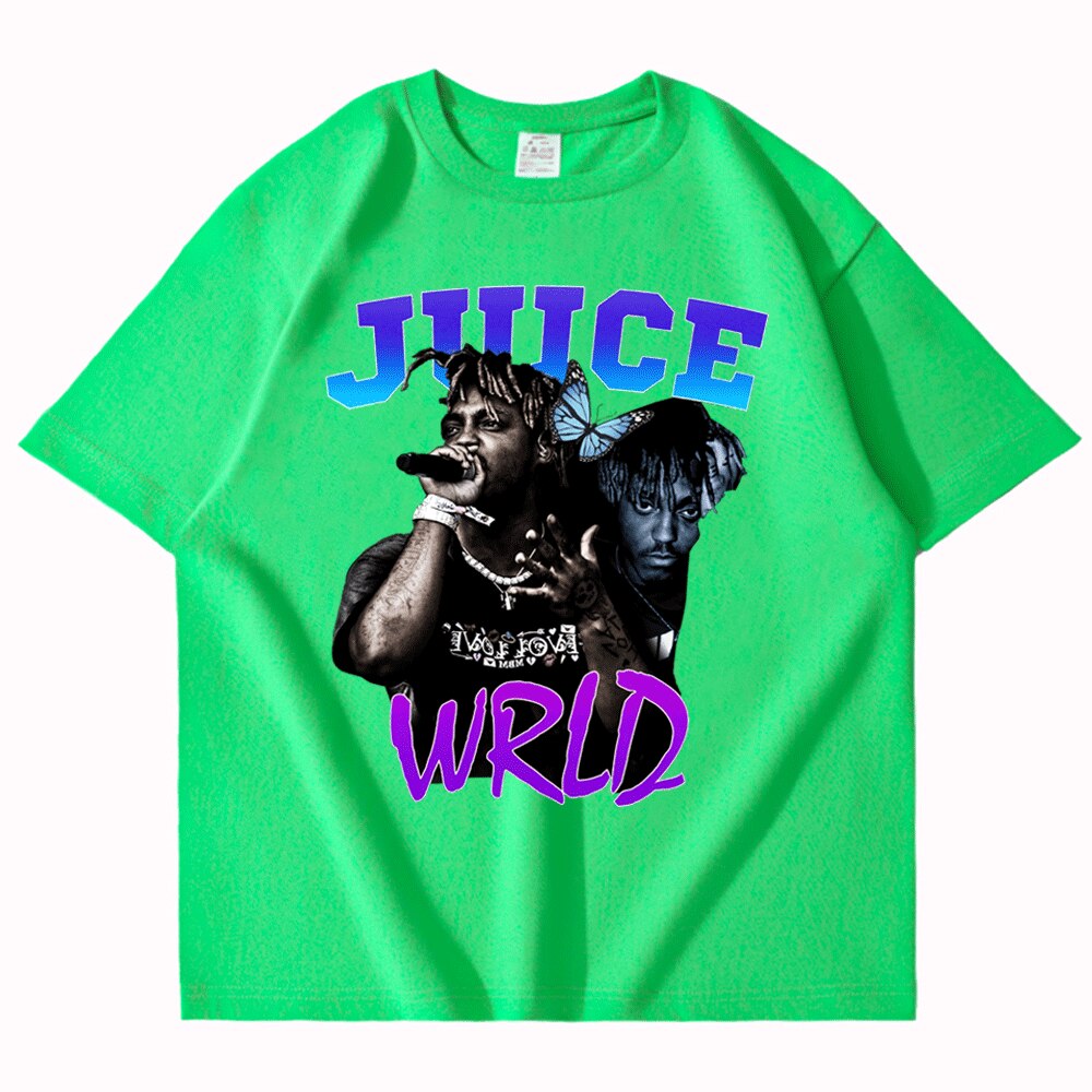Juice Wrld Smile and Cry Vintage Oversized T Shirt Streetwear - 6ixmerchandise
