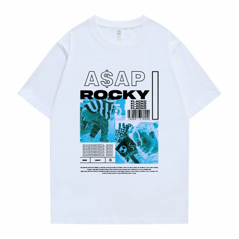 Asap Rocky  T shirt Oversized Streetwear Unisex - view 14