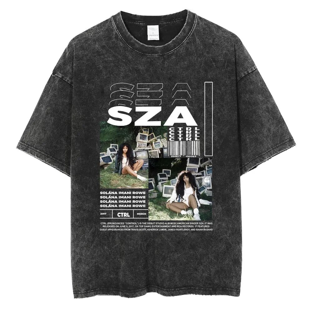 SZA Vintage T-shirt - 6ixmerchandise