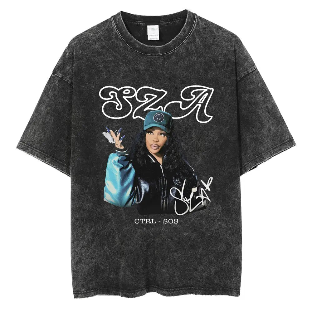 SZA Vintage T-shirt - 6ixmerchandise