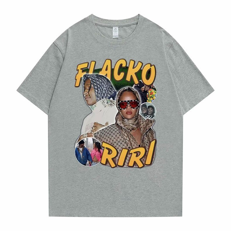 Asap Rocky Fiacko Riri Graphic Print T shirt Vintage Unisex - 6ixmerchandise