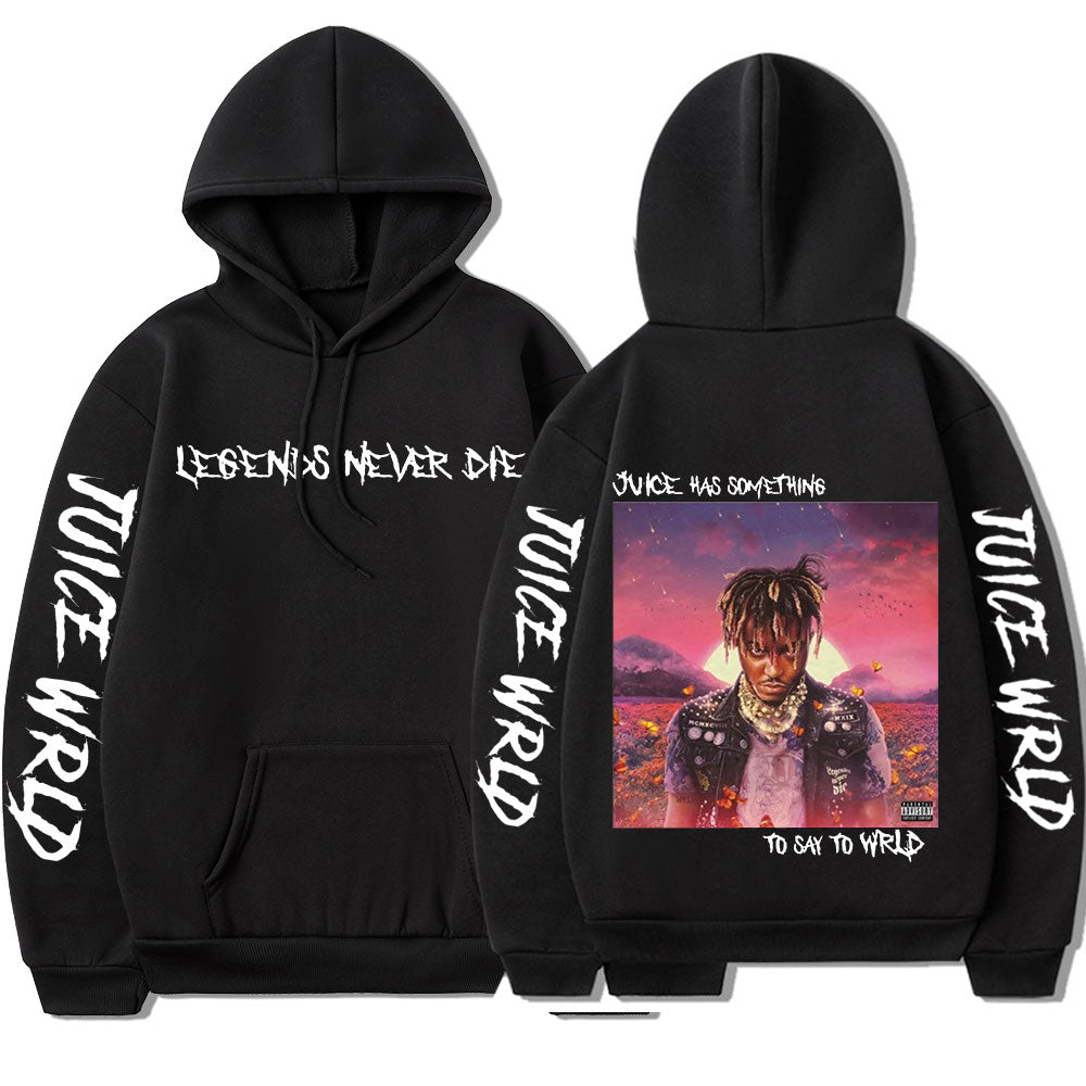 Rapper Juice WRLD Hoodies Hip Hop Streetwear - 6ixmerchandise