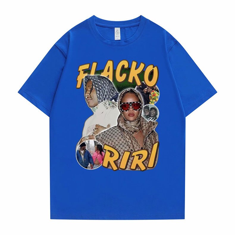 Asap Rocky Fiacko Riri Graphic Print T shirt Vintage Unisex - 6ixmerchandise