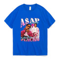 Asap Rocky T Shirt Fashion Streetwear Vintage Punk Hip Hop - 6ixmerchandise