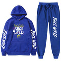 Juice WRLD Hoodies Pullover Joggers Sweatpants Casual Tracksuit Black typography - 6ixmerchandise