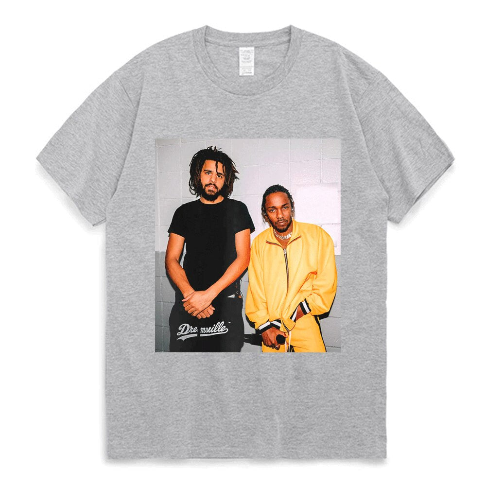 J Cole Kendrick Lamar T-shirt - 6ixmerchandise