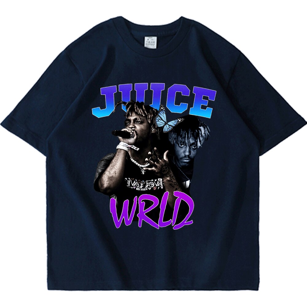 Juice Wrld Smile and Cry Vintage Oversized T Shirt Streetwear - 6ixmerchandise
