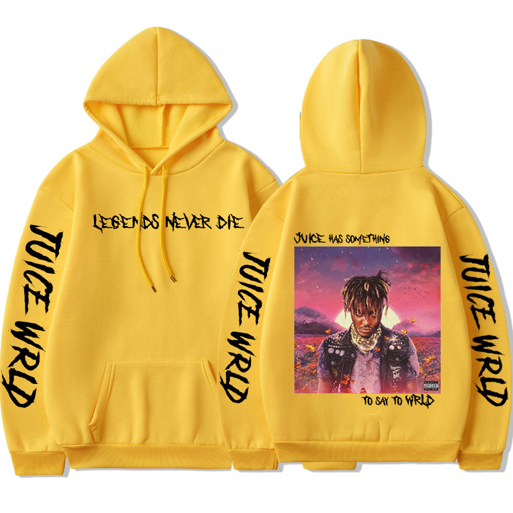Rapper Juice WRLD Hoodies Hip Hop Streetwear - 6ixmerchandise