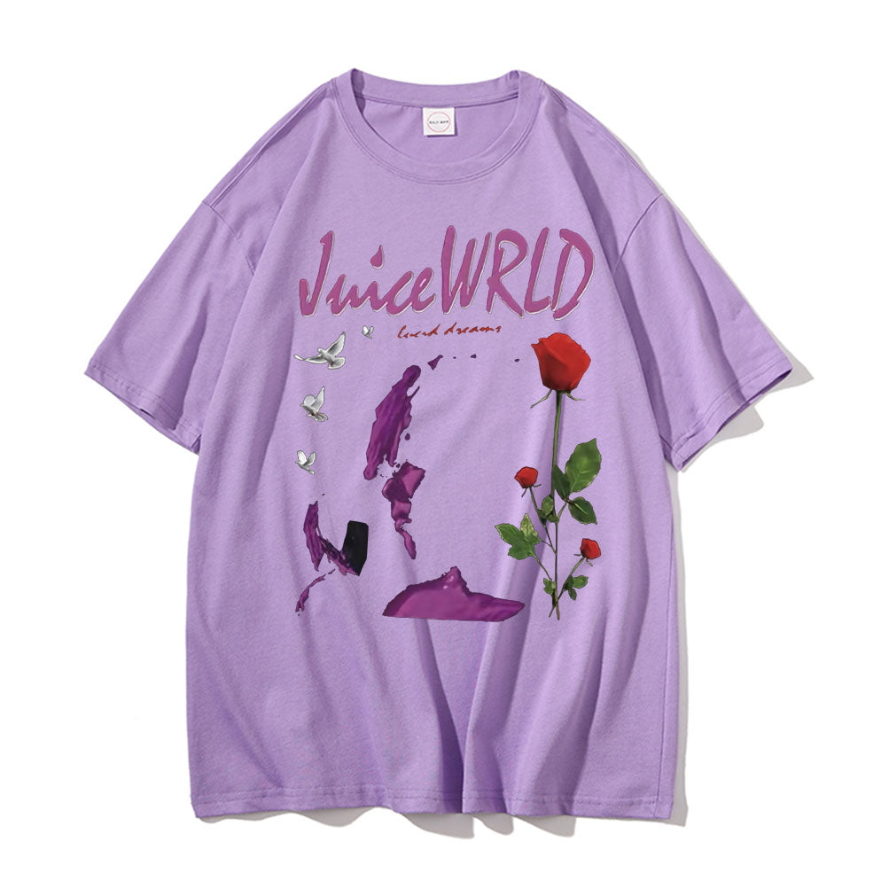 Juice Wrld Lucid Dreams Vintage Graphic Oversized T shirt - 6ixmerchandise