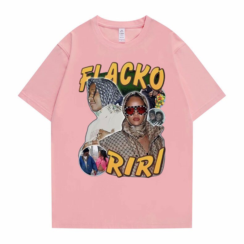 Asap Rocky Fiacko Riri Graphic Print T shirt Vintage Unisex - 6ixmerchandise