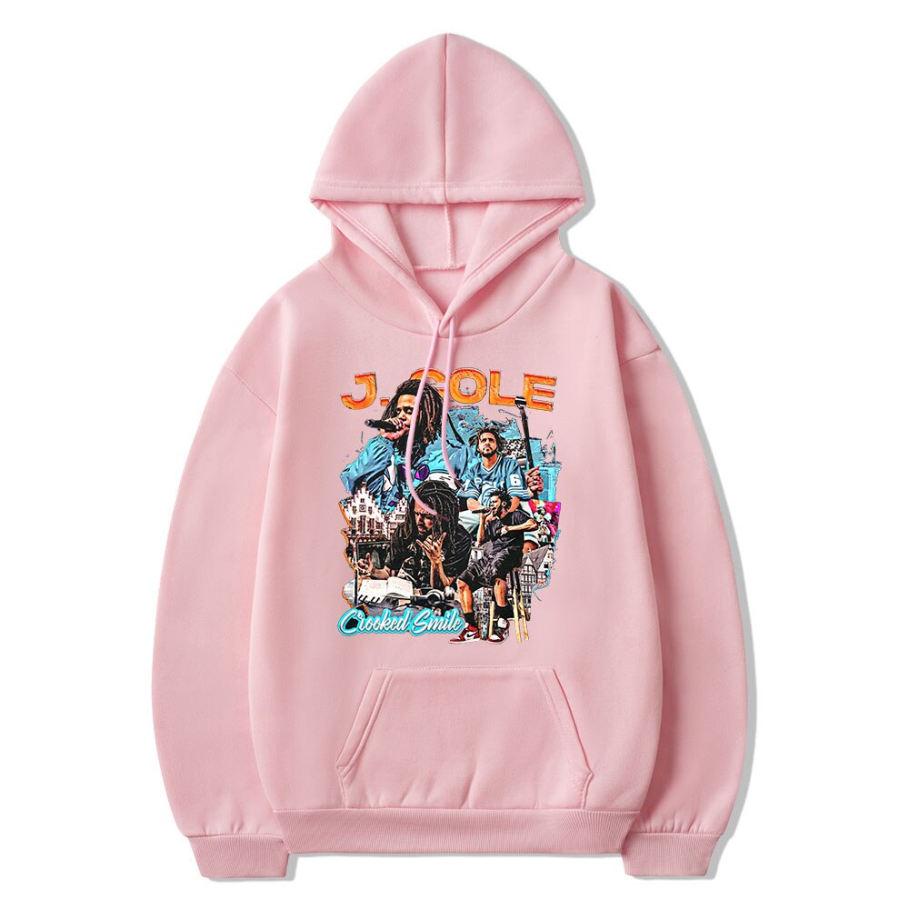 Rapper J Cole Crooked Smile Hoodie - 6ixmerchandise