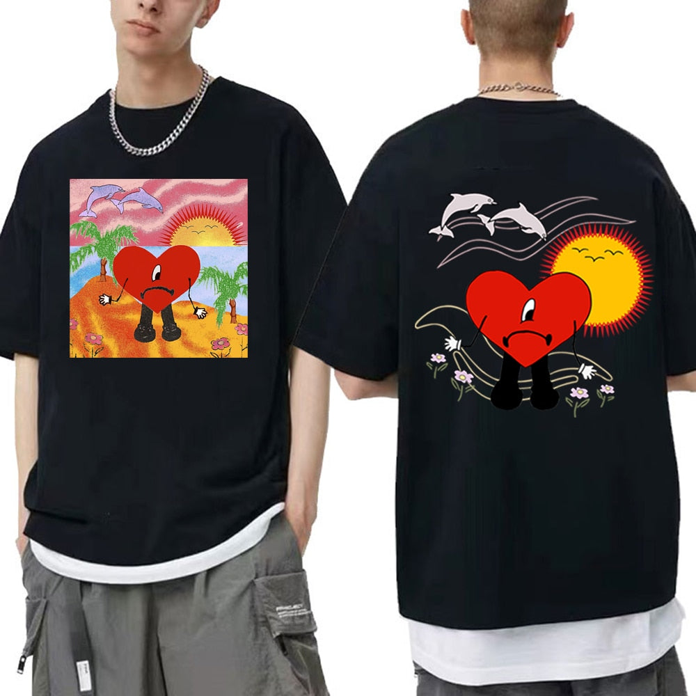 Bad Bunny UN VERANO SIN TI Music Album Black T shirt - 6ixmerchandise
