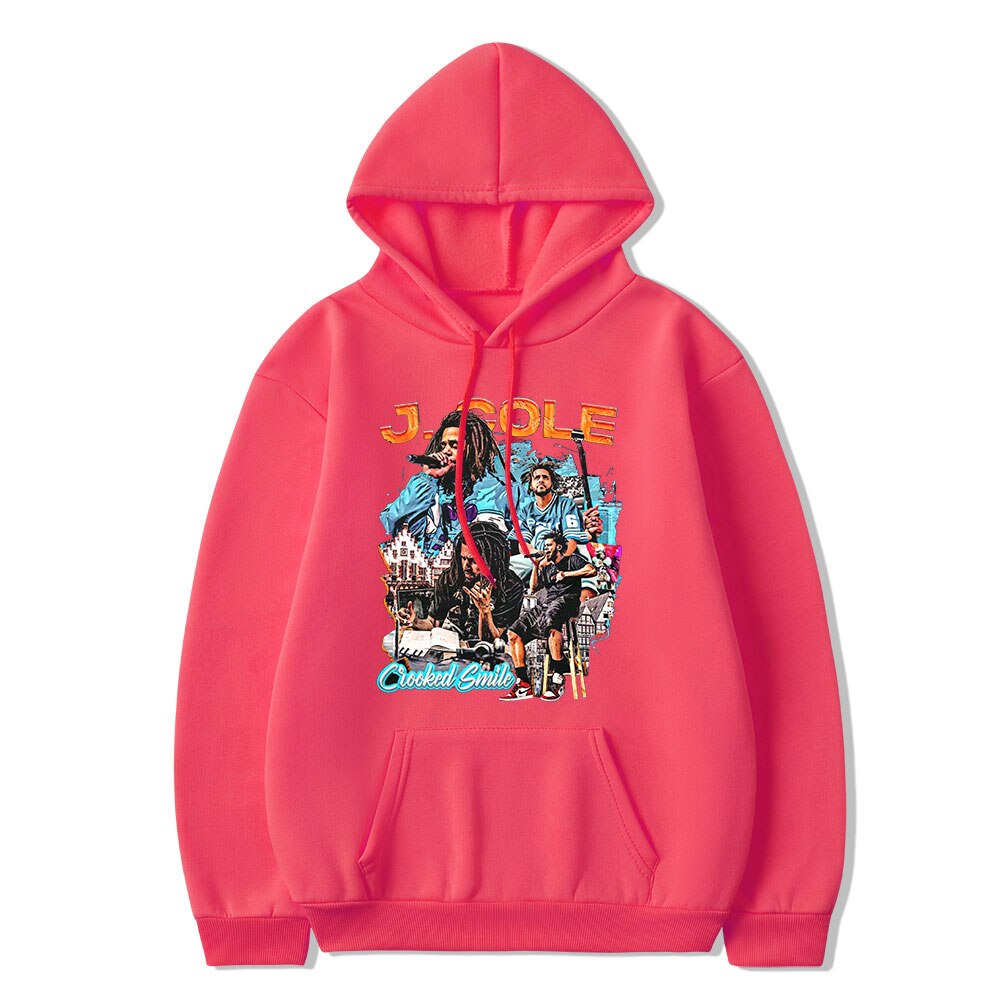 Rapper J Cole Crooked Smile Hoodie - 6ixmerchandise