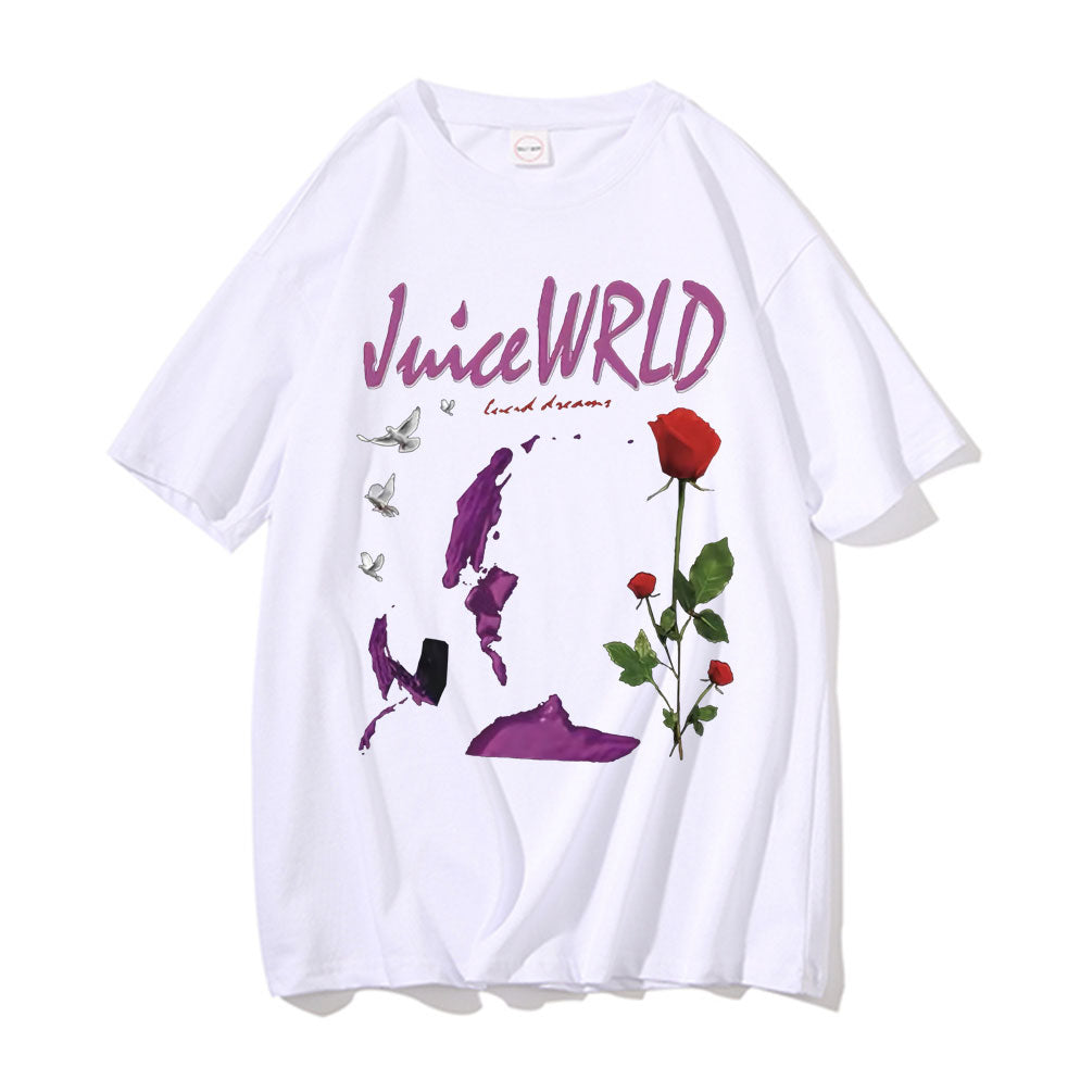 Juice Wrld Lucid Dreams Vintage Graphic Oversized T shirt - 6ixmerchandise