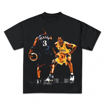 Iverson Vs. Kobe Graphic TEE
