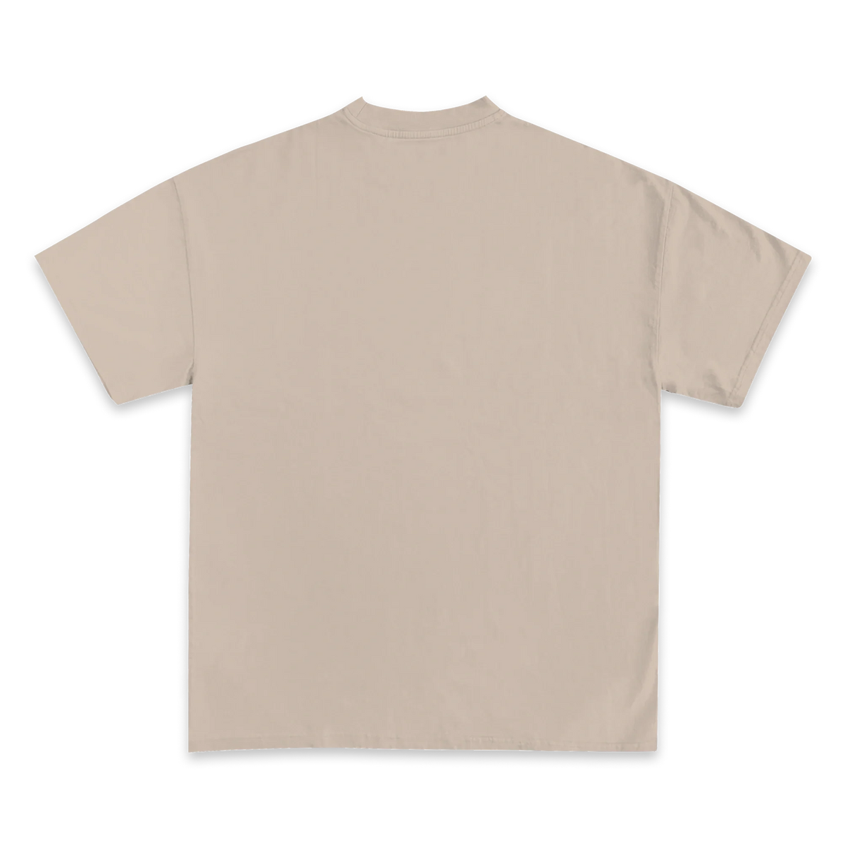 Custom Print Tee — Sand back