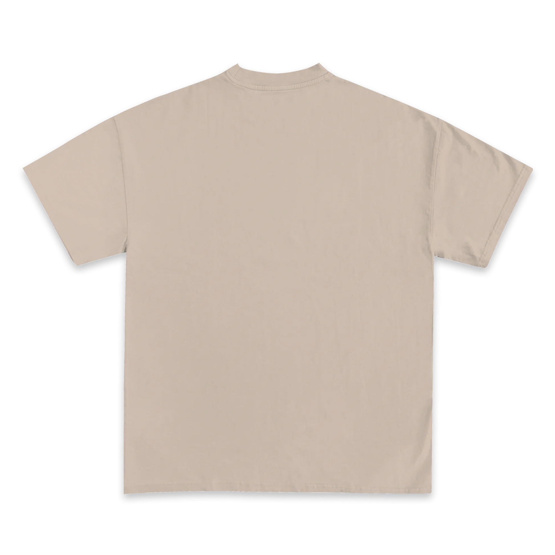 Custom Print Tee — Sand back