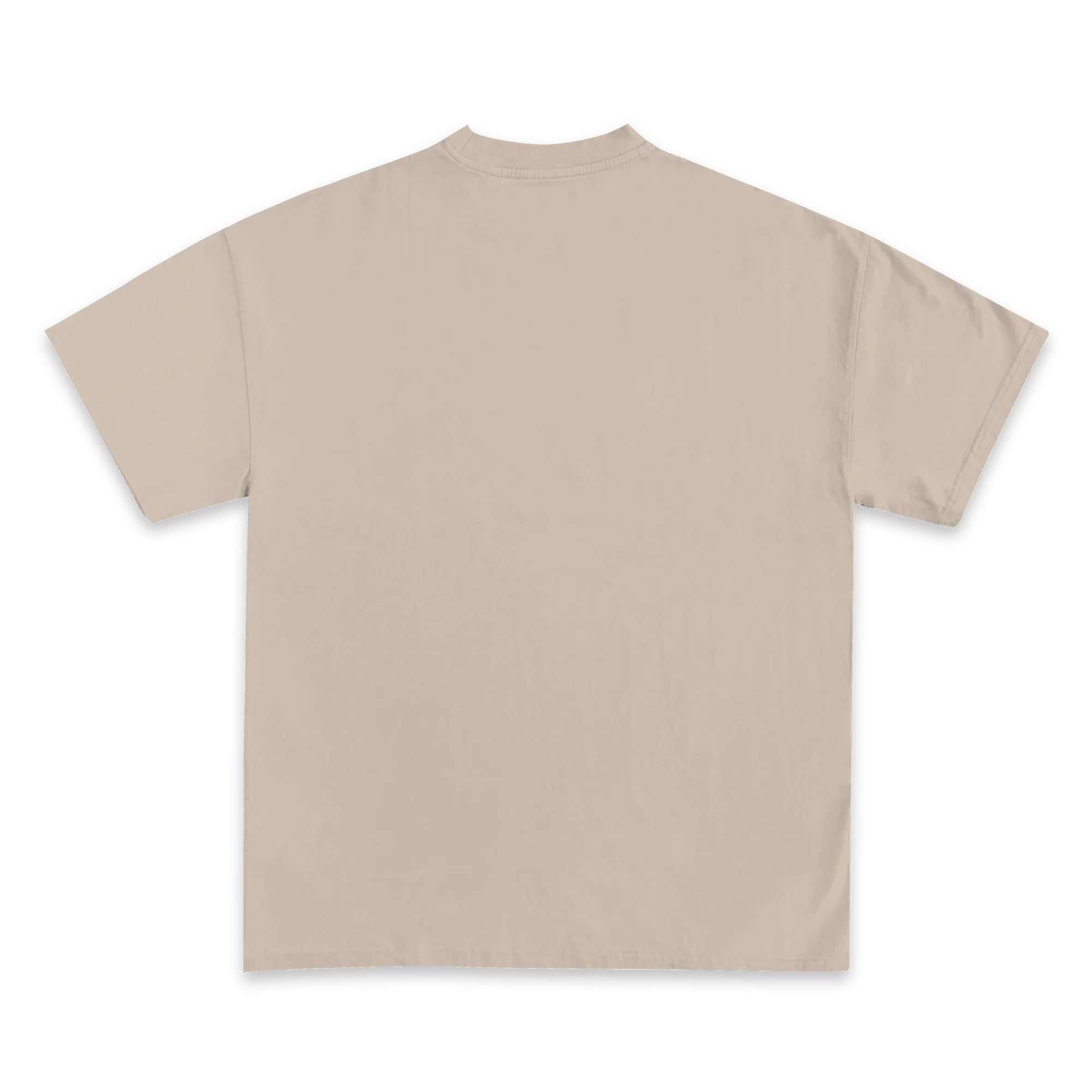 Custom Print Tee — Sand back