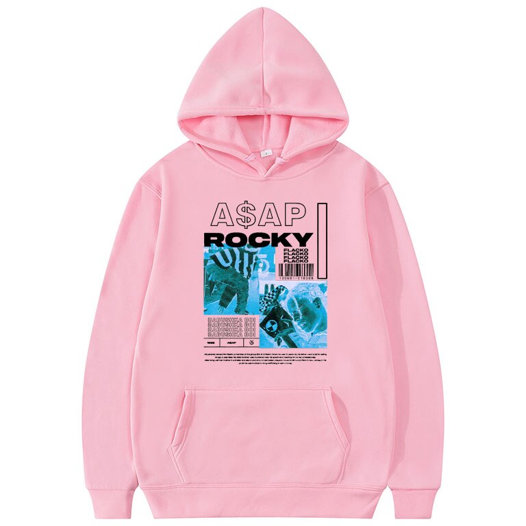 Asap Rocky Hoodies Oversized Streetwear Unisex Sweatshirt - 6ixmerchandise