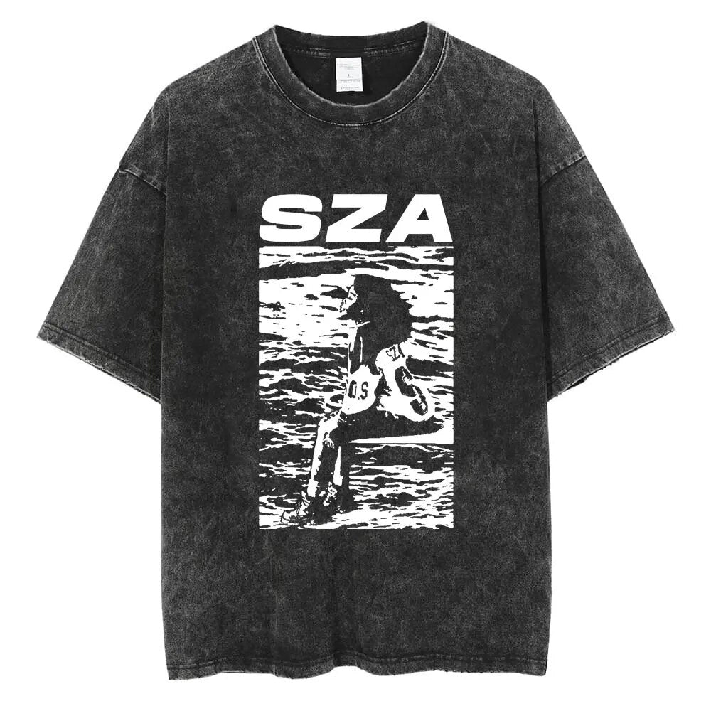 SZA Vintage T-shirt - 6ixmerchandise