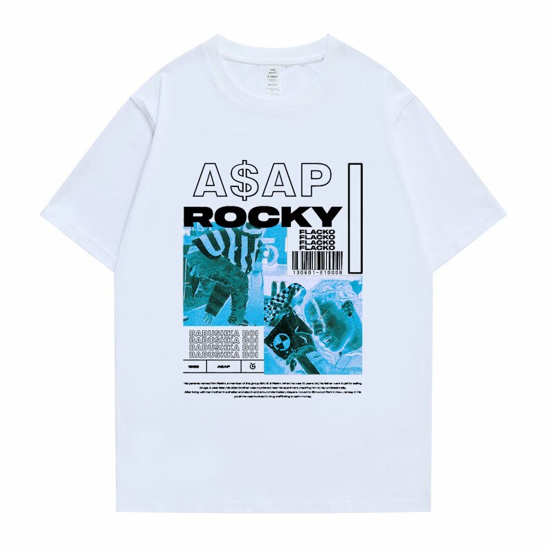 Asap Rocky  T shirt Oversized Streetwear Unisex - view 7