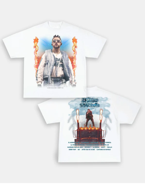 BAD BUNNY  "EL ÚLTIMO TOUR DEL MUNDO" VINTAGE BACK DESIGN TEE - view 3