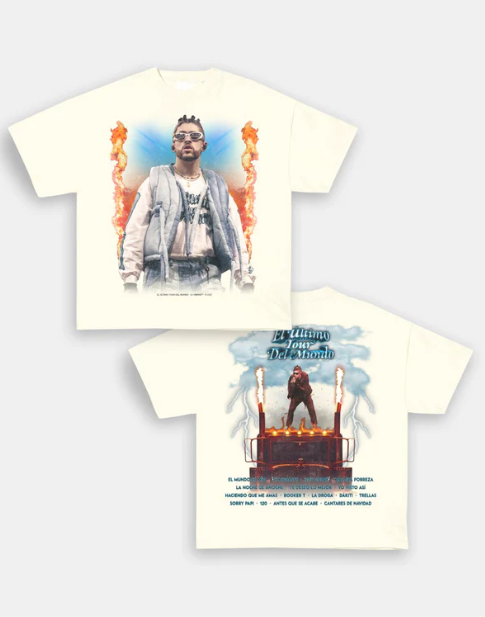 BAD BUNNY  "EL ÚLTIMO TOUR DEL MUNDO" VINTAGE BACK DESIGN TEE - view 4