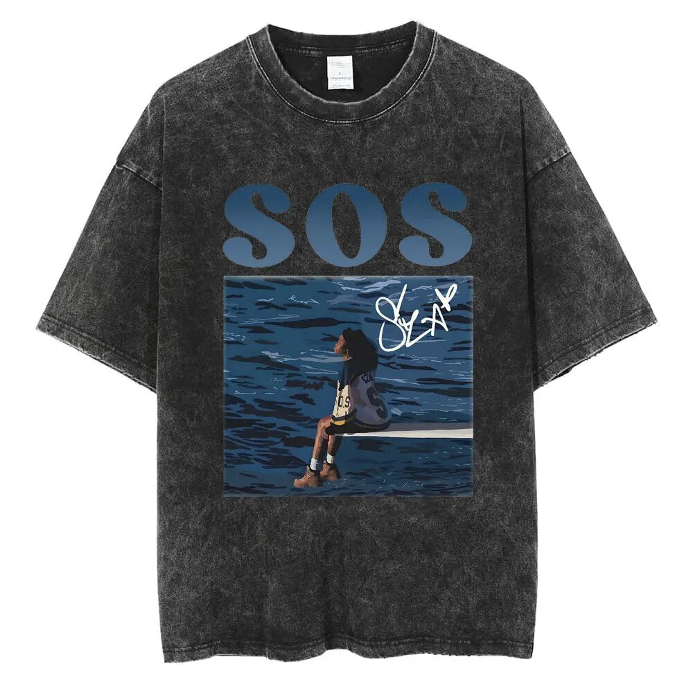 SZA Vintage T-shirt - 6ixmerchandise