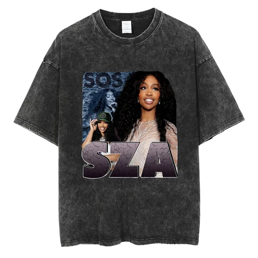 SZA Vintage T-shirt - 6ixmerchandise