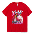 Asap Rocky T Shirt Fashion Streetwear Vintage Punk Hip Hop - 6ixmerchandise