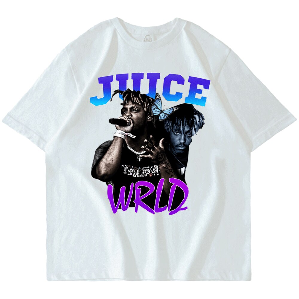 Juice Wrld Smile and Cry Vintage Oversized T Shirt Streetwear - 6ixmerchandise