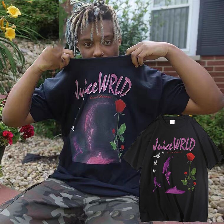 Juice Wrld Lucid Dreams Vintage Graphic Oversized T shirt - 6ixmerchandise