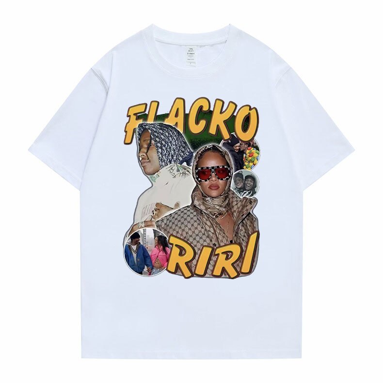 Asap Rocky Fiacko Riri Graphic Print T shirt Vintage Unisex - 6ixmerchandise