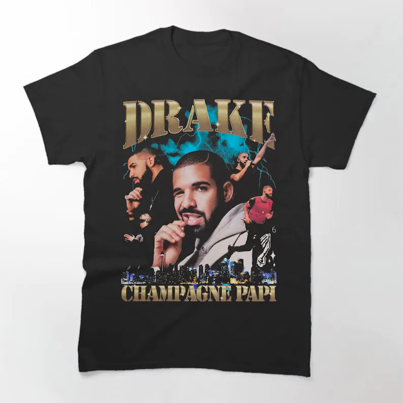 Drake Vintage Retro T-shirt - 6ixmerchandise