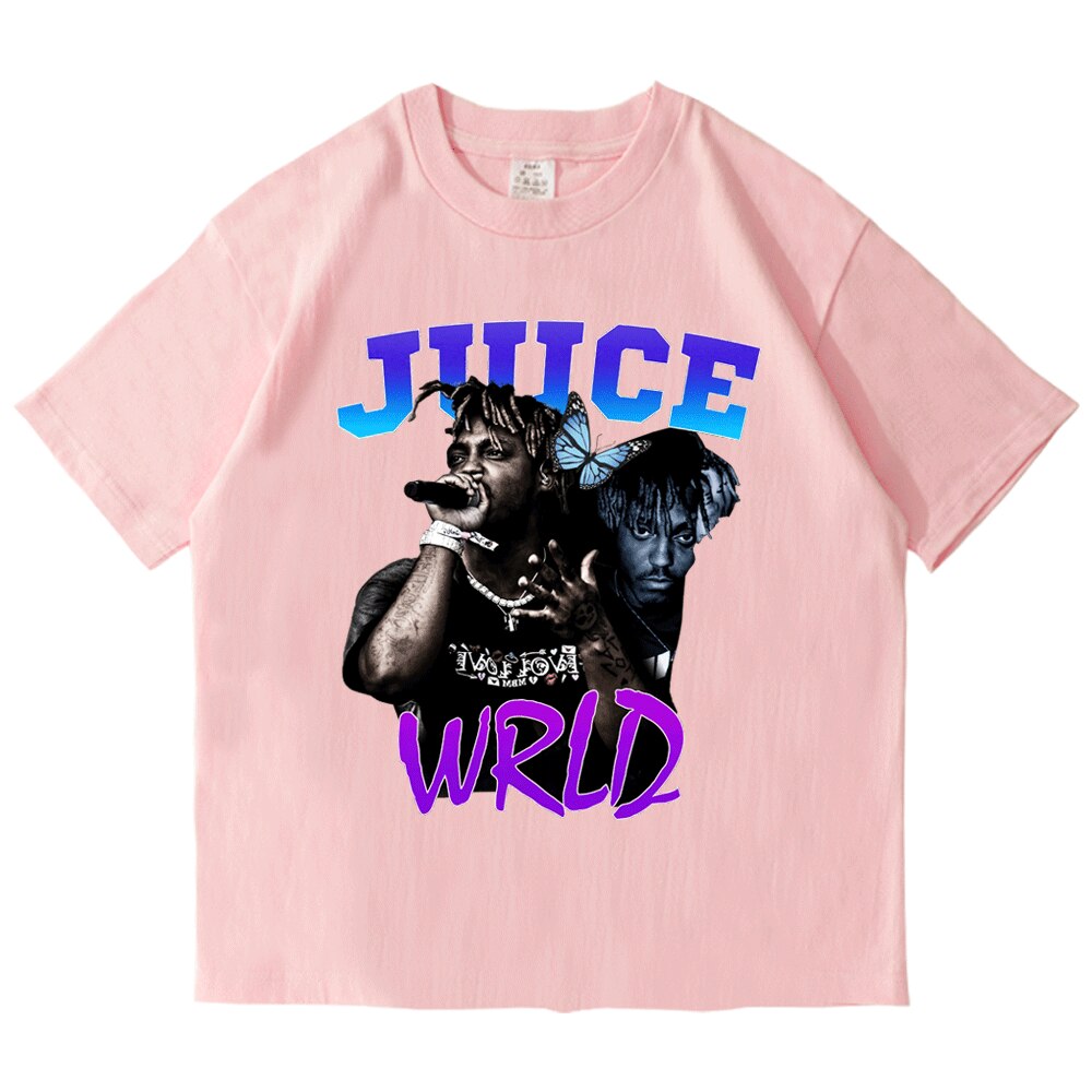 Juice Wrld Smile and Cry Vintage Oversized T Shirt Streetwear - 6ixmerchandise
