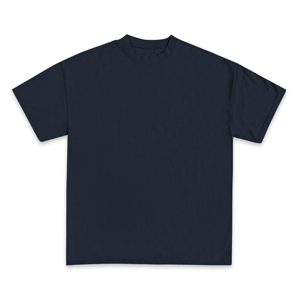 Custom Print Tee — True Navy front